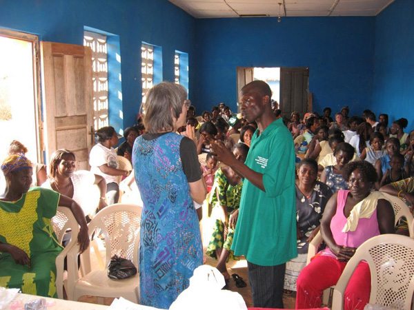Workshop during GCJ Ghana 2006 trip